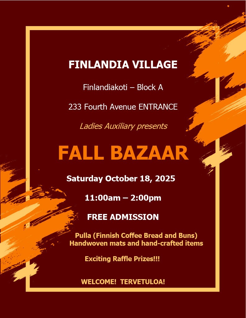 FALL BAZAAR (Cash Only)